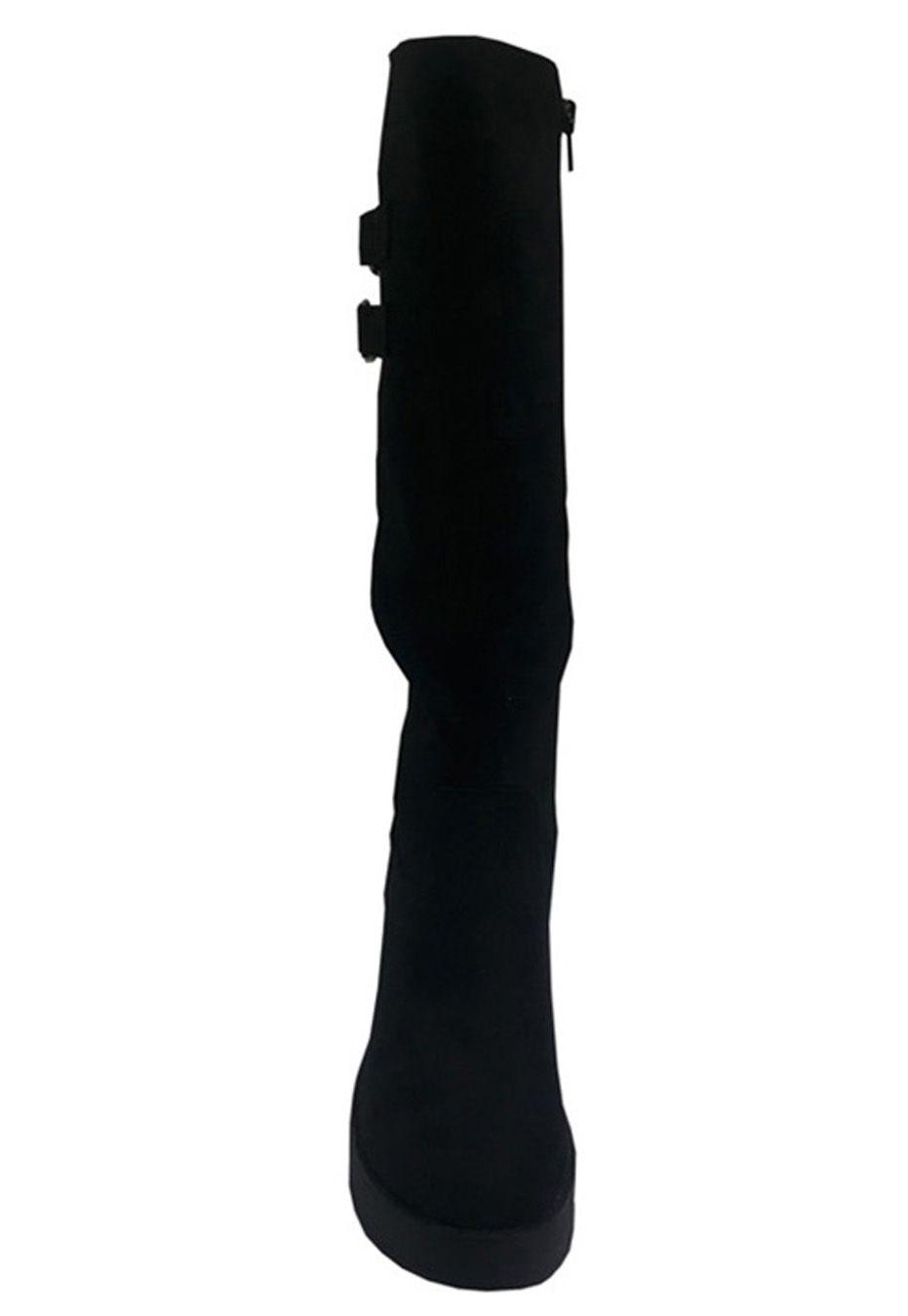 Bota Gamuza Ecológica  ZAV26 Negro-2