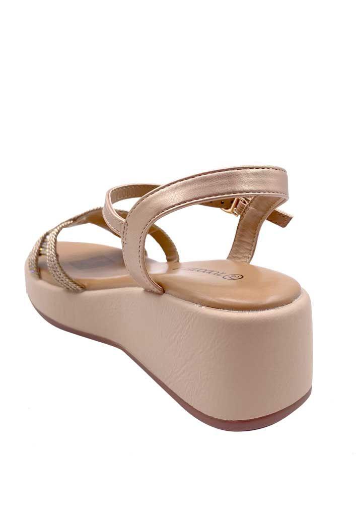 Sandalia Mujer Beige ZB025-4