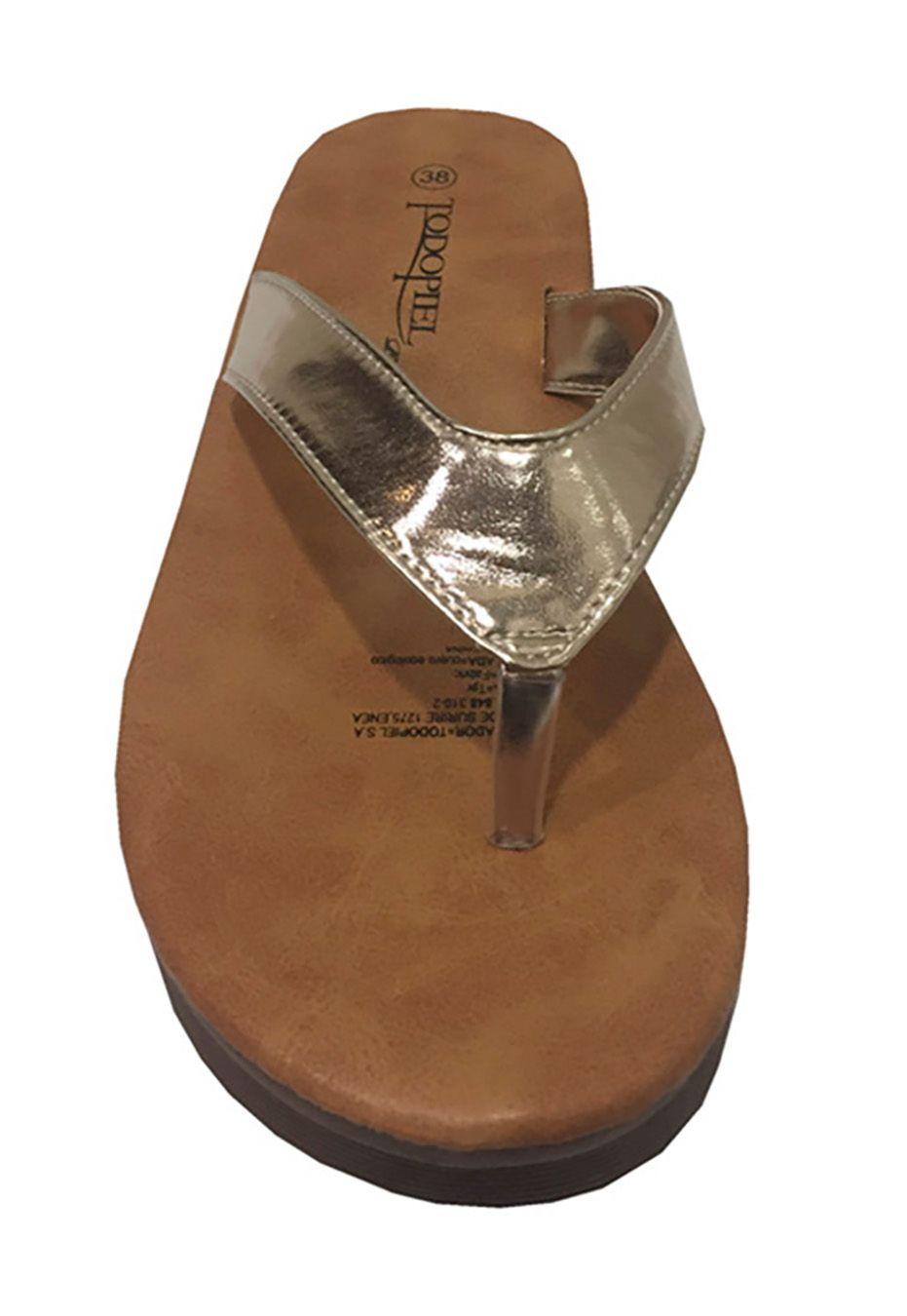 Sandalia Ecocuero  ZAT88 Dorado-2