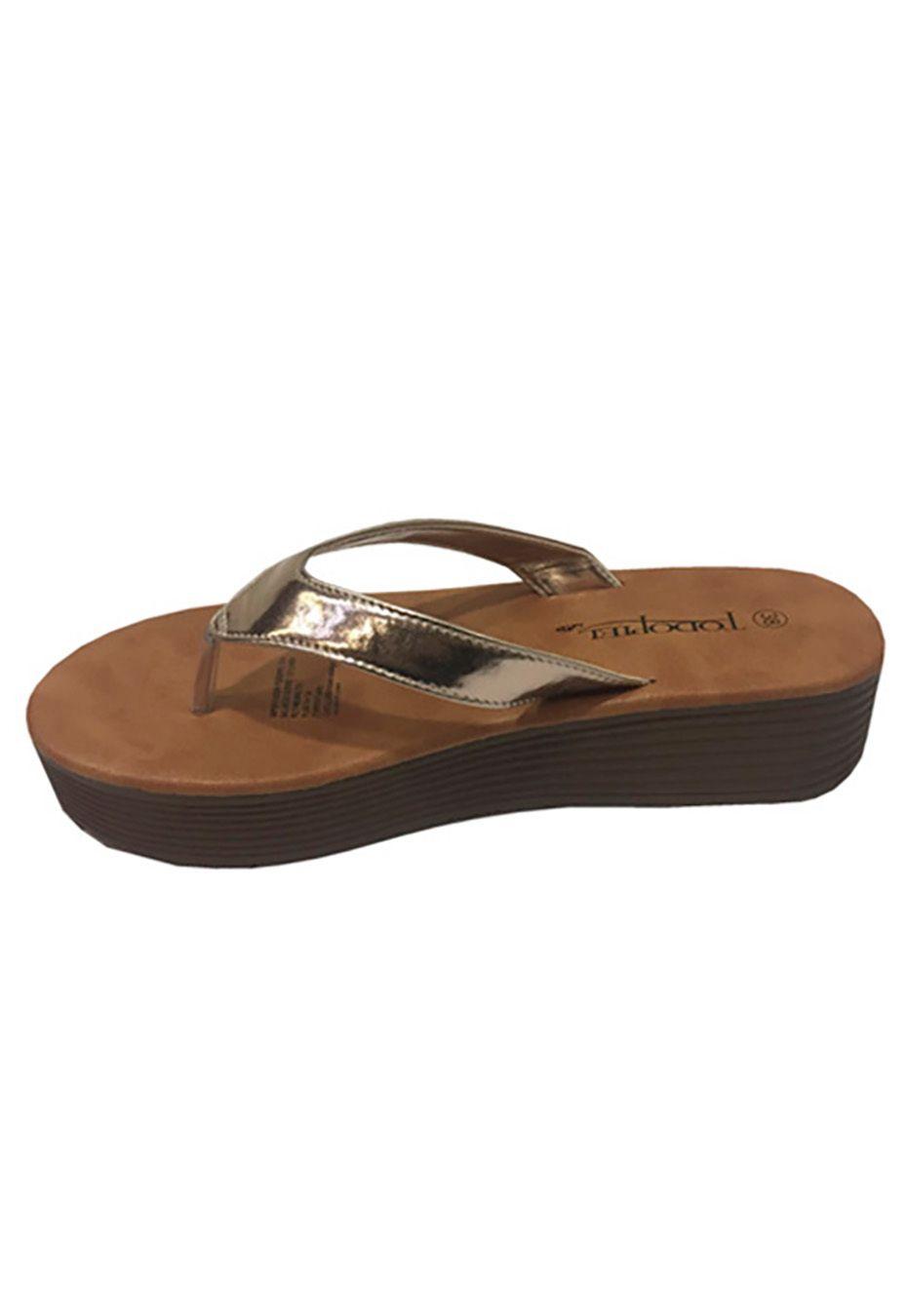 Sandalia Ecocuero  ZAT88 Dorado-4