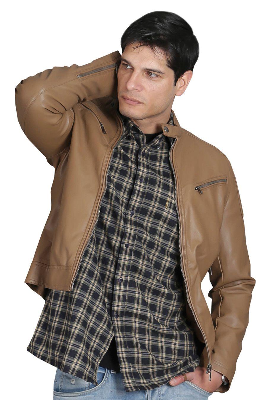 Chaqueta Ecocuero CHF51 Camel-0
