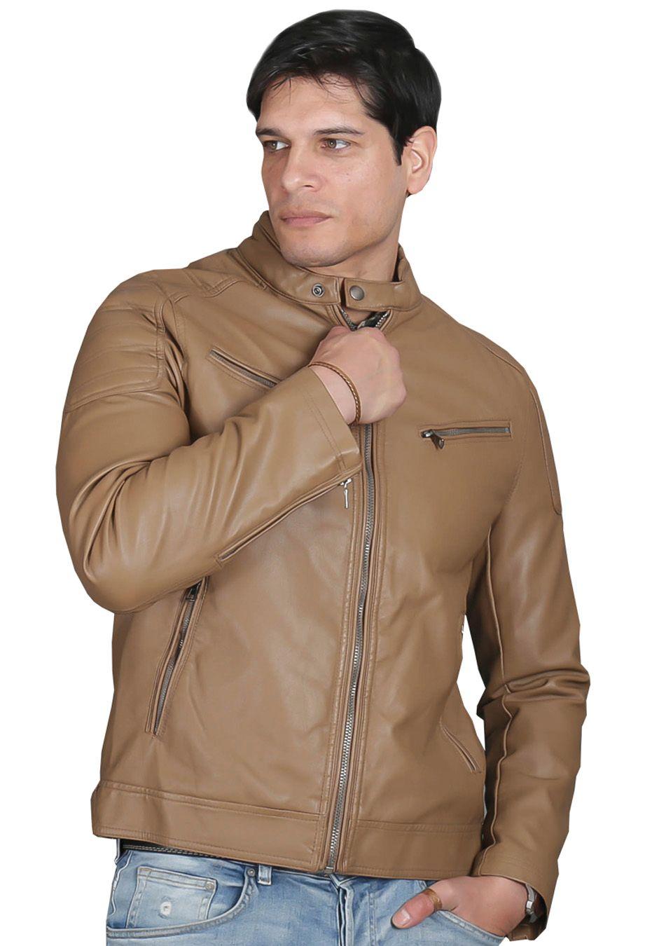Chaqueta Ecocuero CHF51 Camel-2