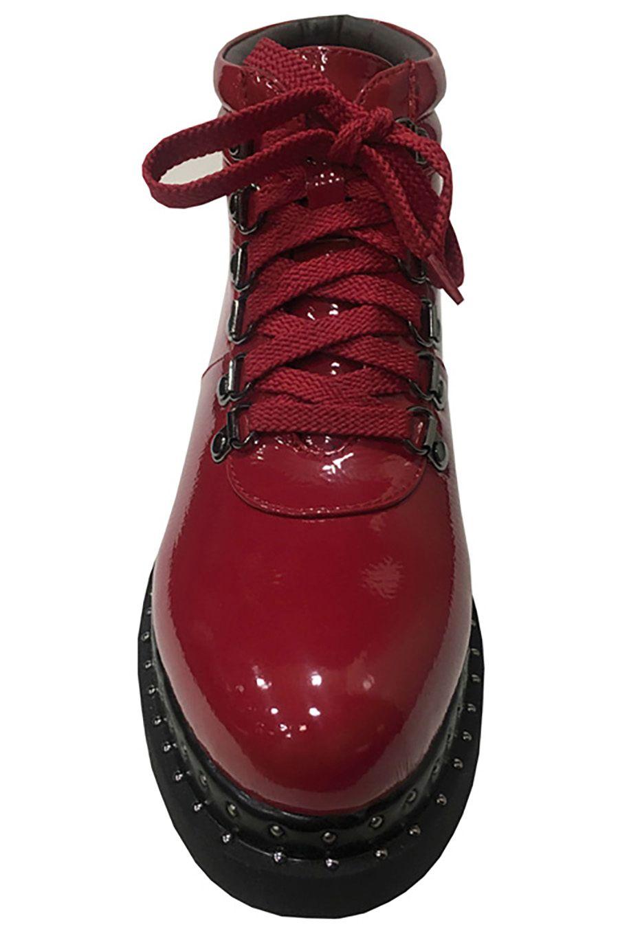 Botín Ecocuero ZAX49 Rojo-2