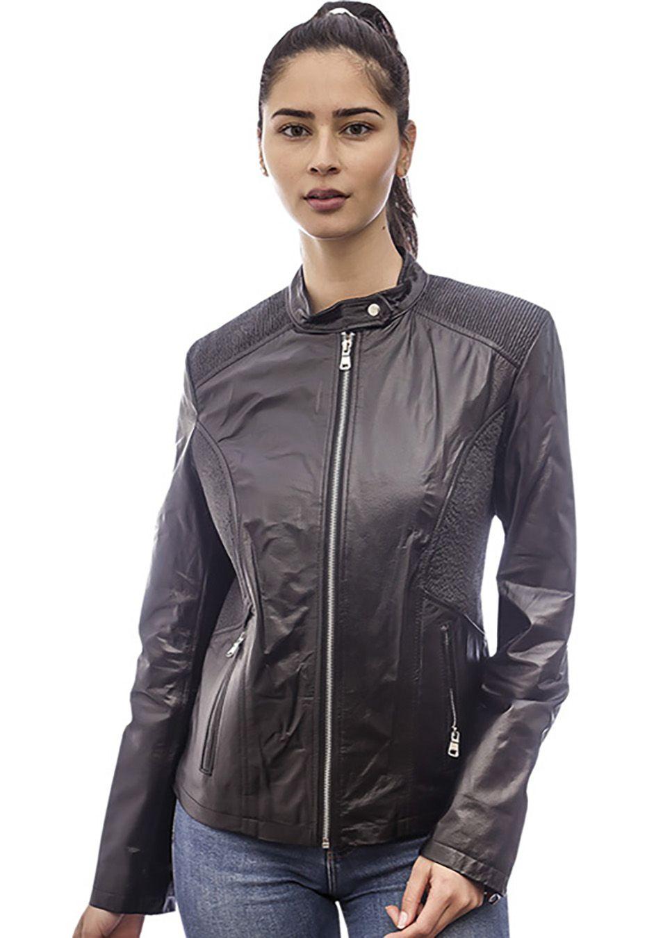 Chaqueta Cuero  CHF90 Negro-0