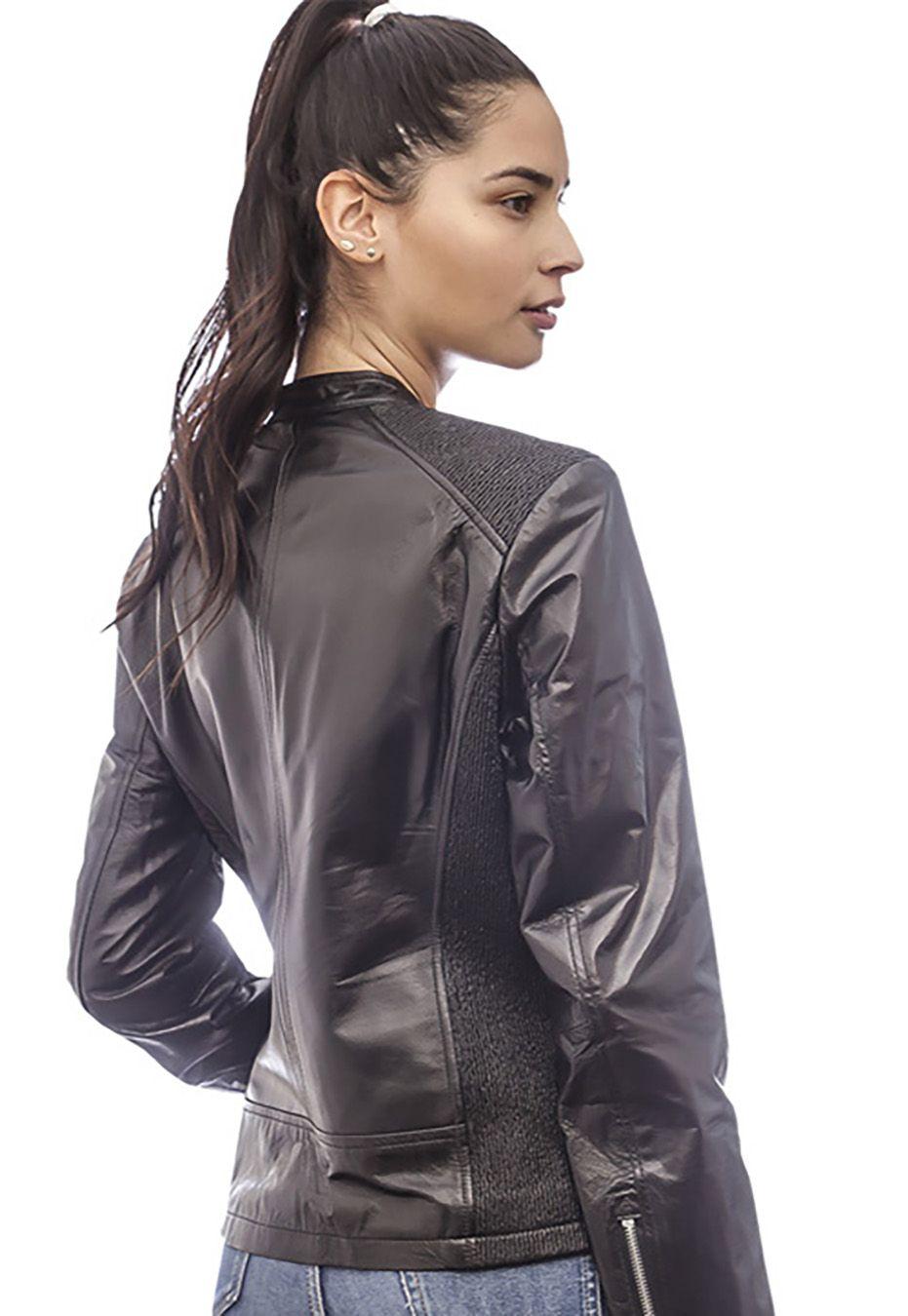 Chaqueta Cuero  CHF90 Negro-2