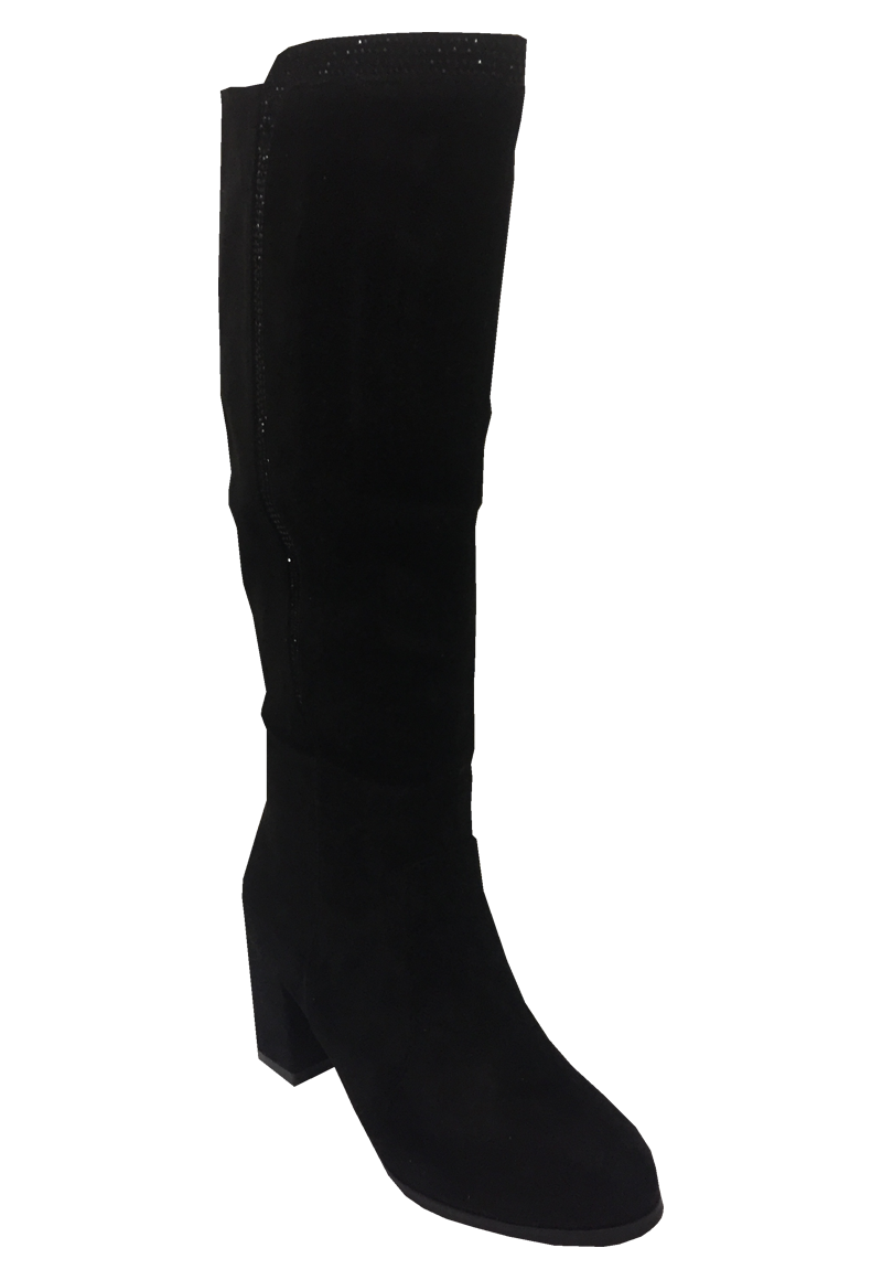 Bota Gamuza Ecológica  ZAV44 Negro-4