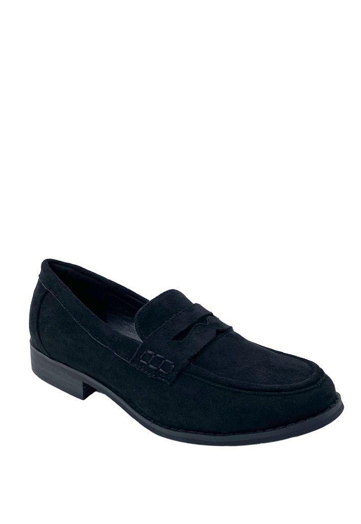 Mocasin Gamuza ecológica ZB008 Negro-1