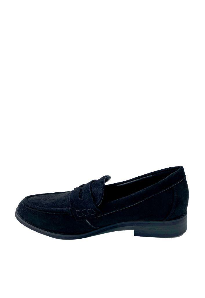 Mocasin Gamuza ecológica ZB008 Negro-4