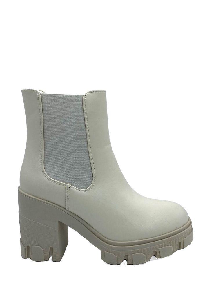 Botin ZAZ95 Ecocuero Blanco Invierno-0