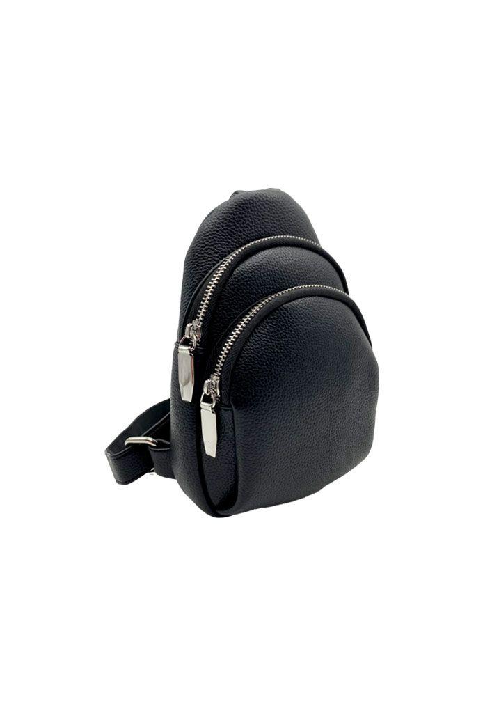 Bandolera Ecocuero Negro CRU36-2