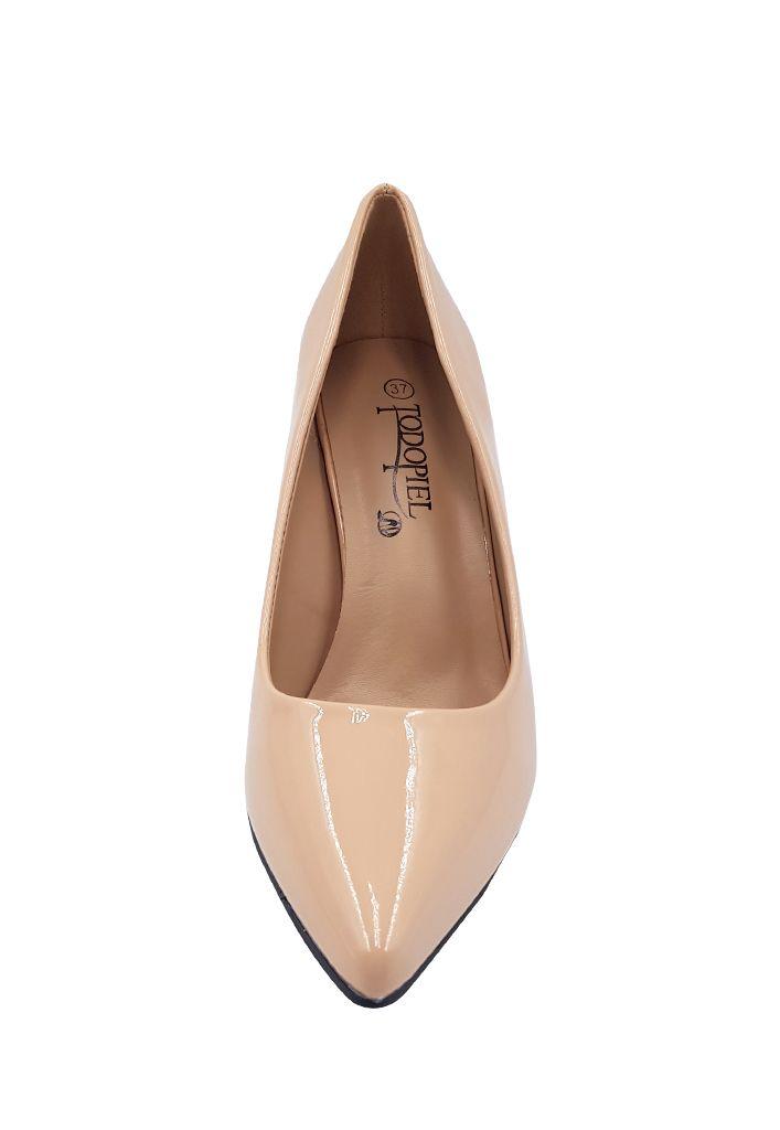 Zapato Reina Ecocuero ZAR06 Beige-2