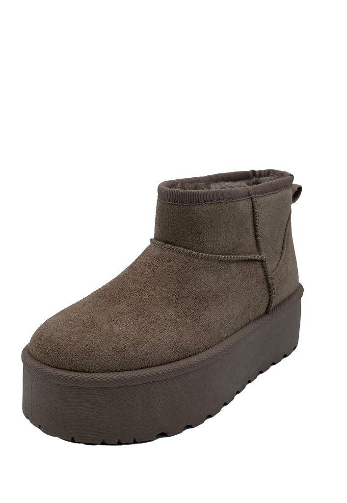 Botin ZB005 Gamuza Ecológica Taupe-3