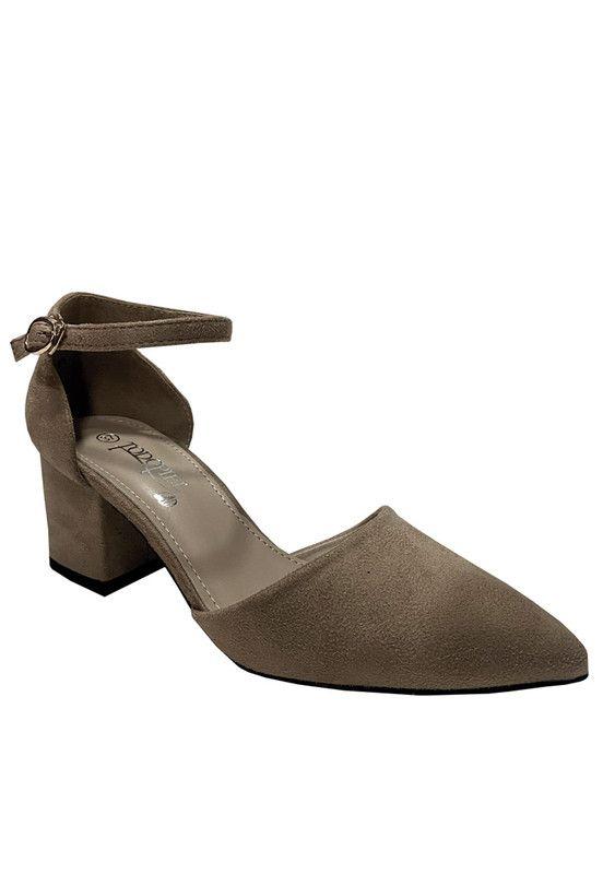 Zapato Reina Gamuza Ecológica ZAW51 Beige-1