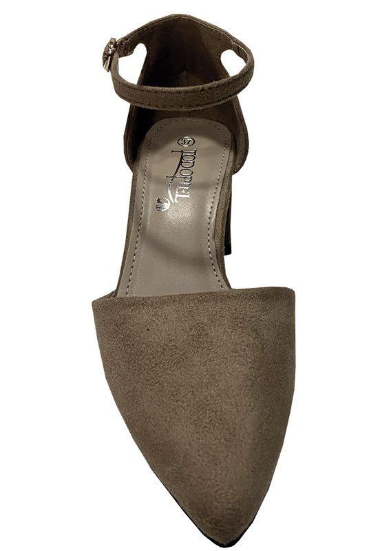 Zapato Reina Gamuza Ecológica ZAW51 Beige-2