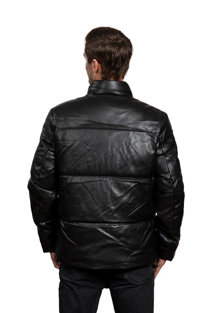 Chaqueta Puffa CHG75 Ecocuero Negro-2