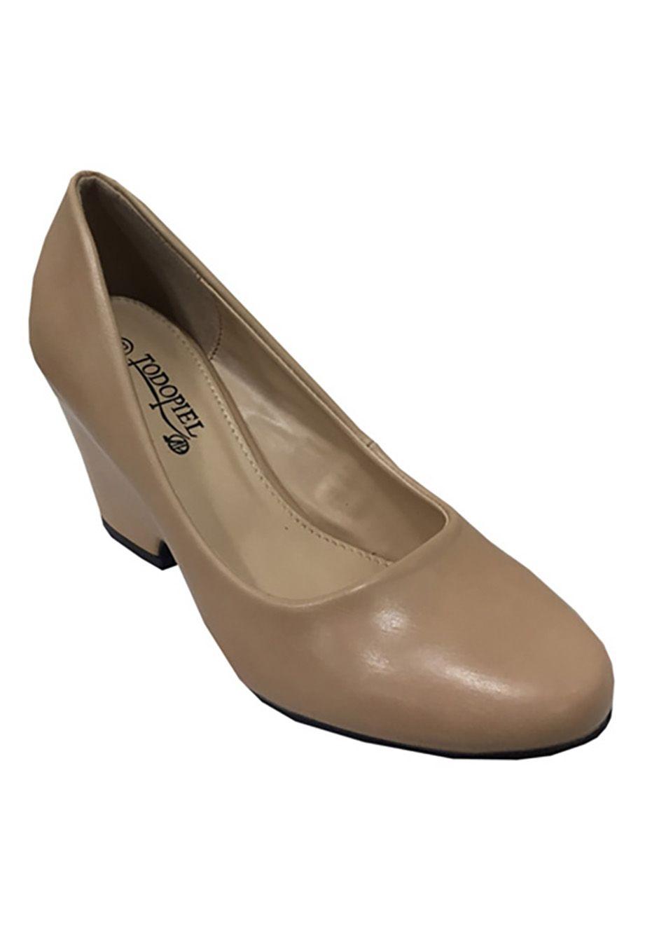 Zapato Reina Ecocuero  ZAU29 Beige-1