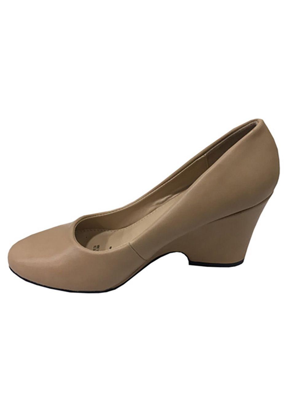 Zapato Reina Ecocuero  ZAU29 Beige-4