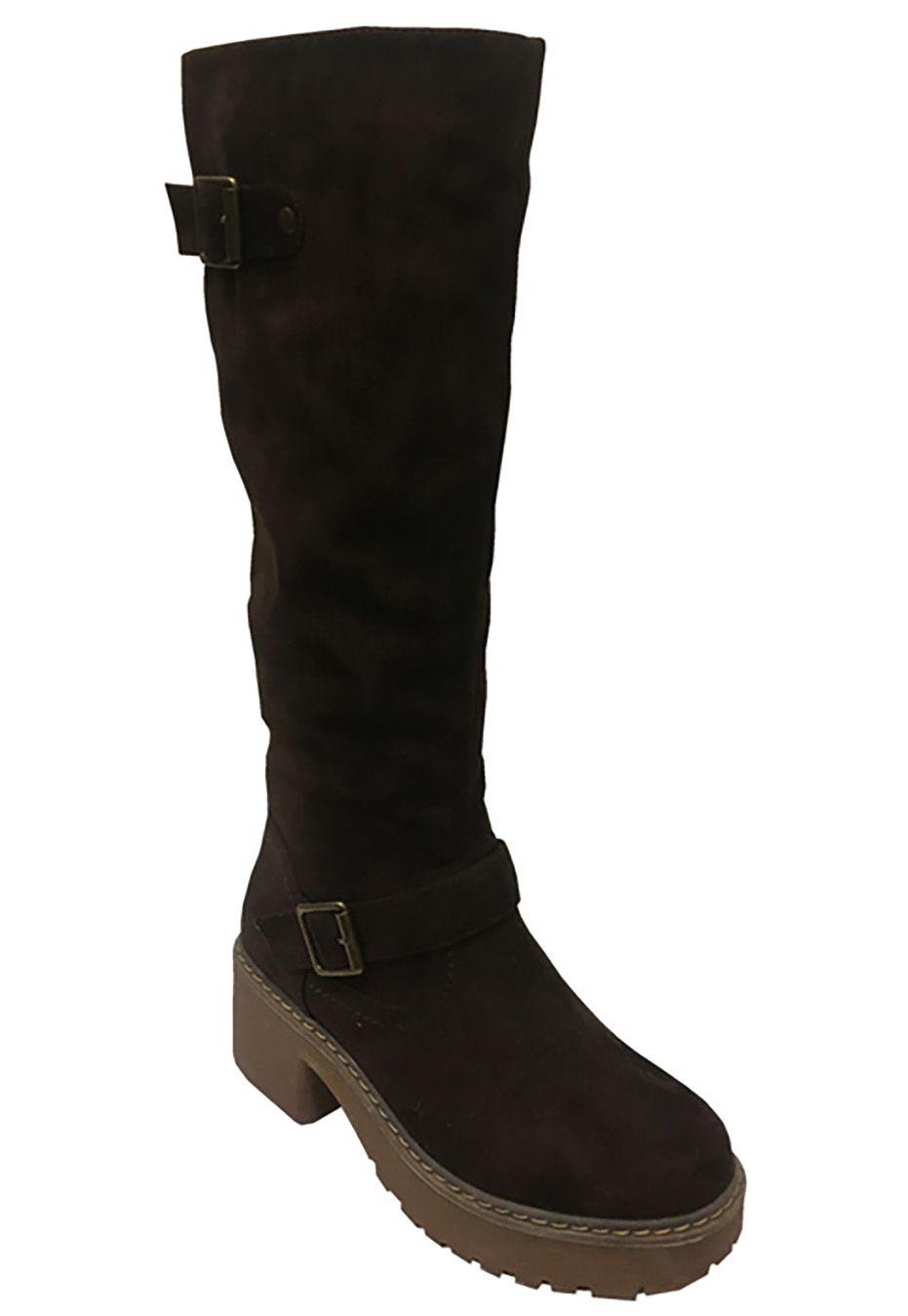 Bota Gamuza Ecológica  ZAV19 Chocolate-1