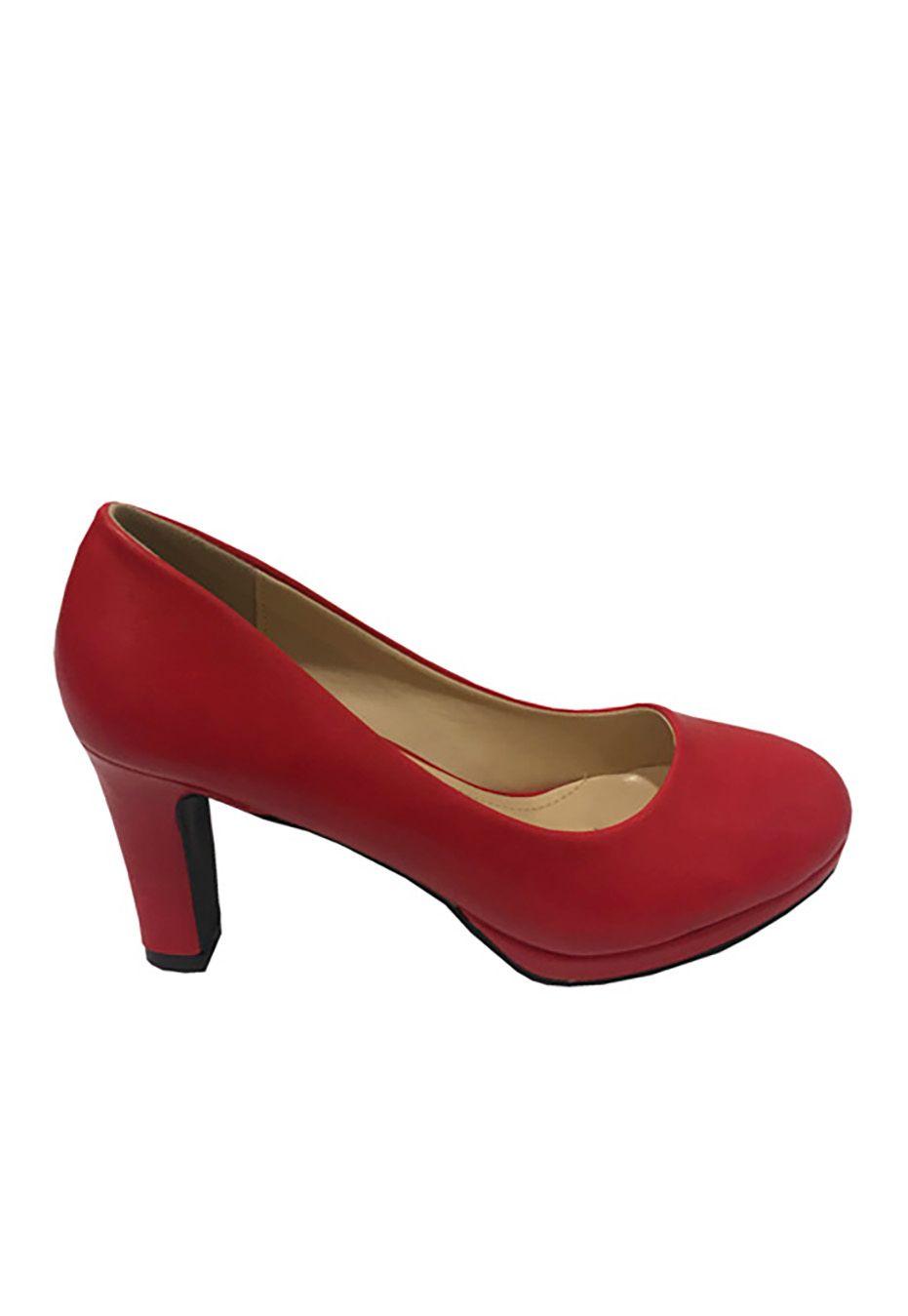 Zapato Reina Ecocuero ZAU34 Rojo-0