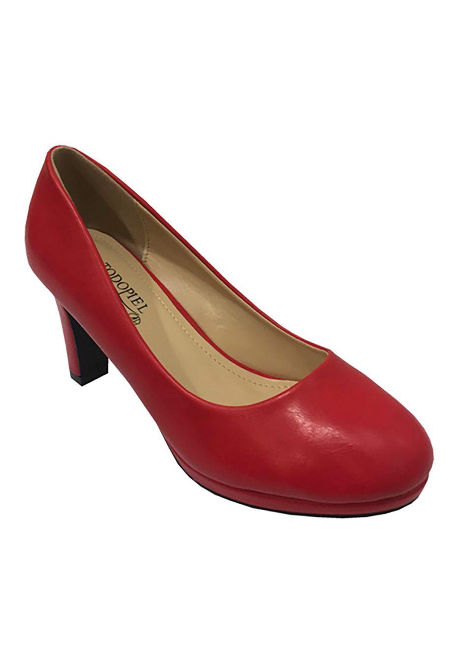 Zapato Reina Ecocuero ZAU34 Rojo-1