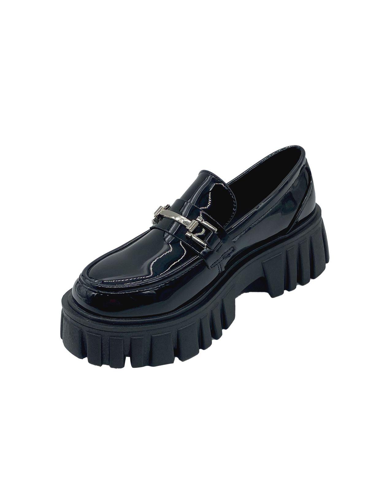Mocasin Mujer Negro ZB040-3