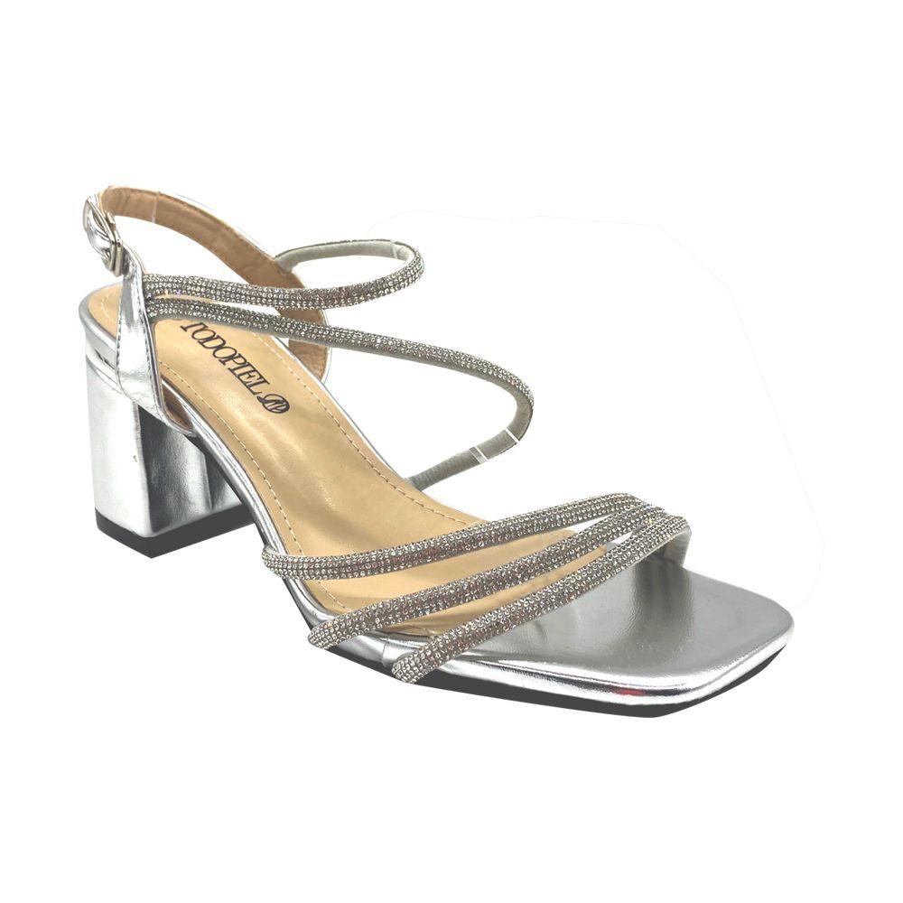 Sandalia Plata ZB055-1