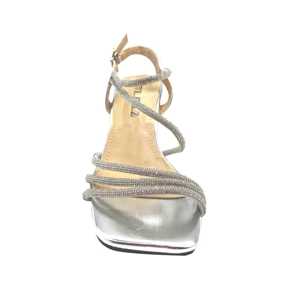 Sandalia Plata ZB055-2