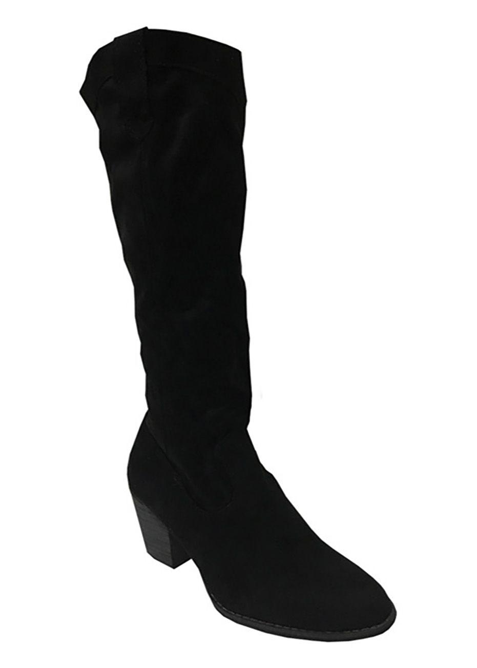 Bota Gamuza Ecológica  ZAW65 Negro-1