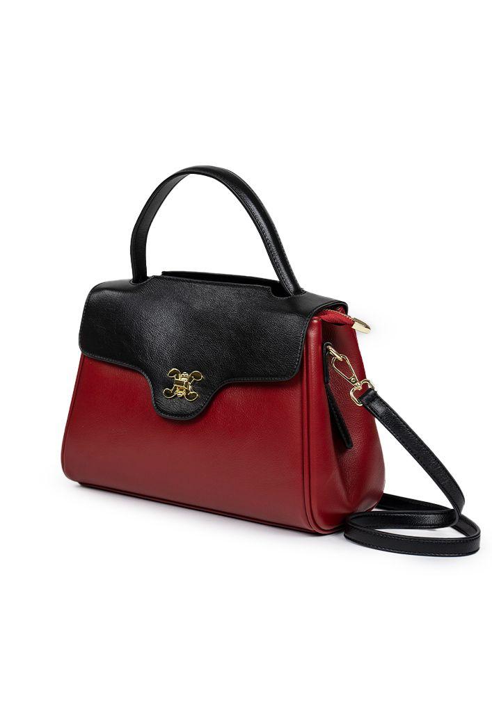 Cartera ecocuero CRU98 Rojo-2