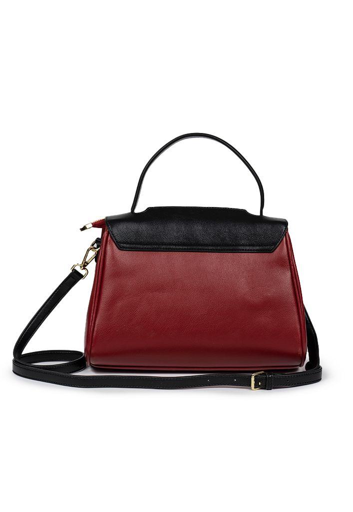 Cartera ecocuero CRU98 Rojo-3