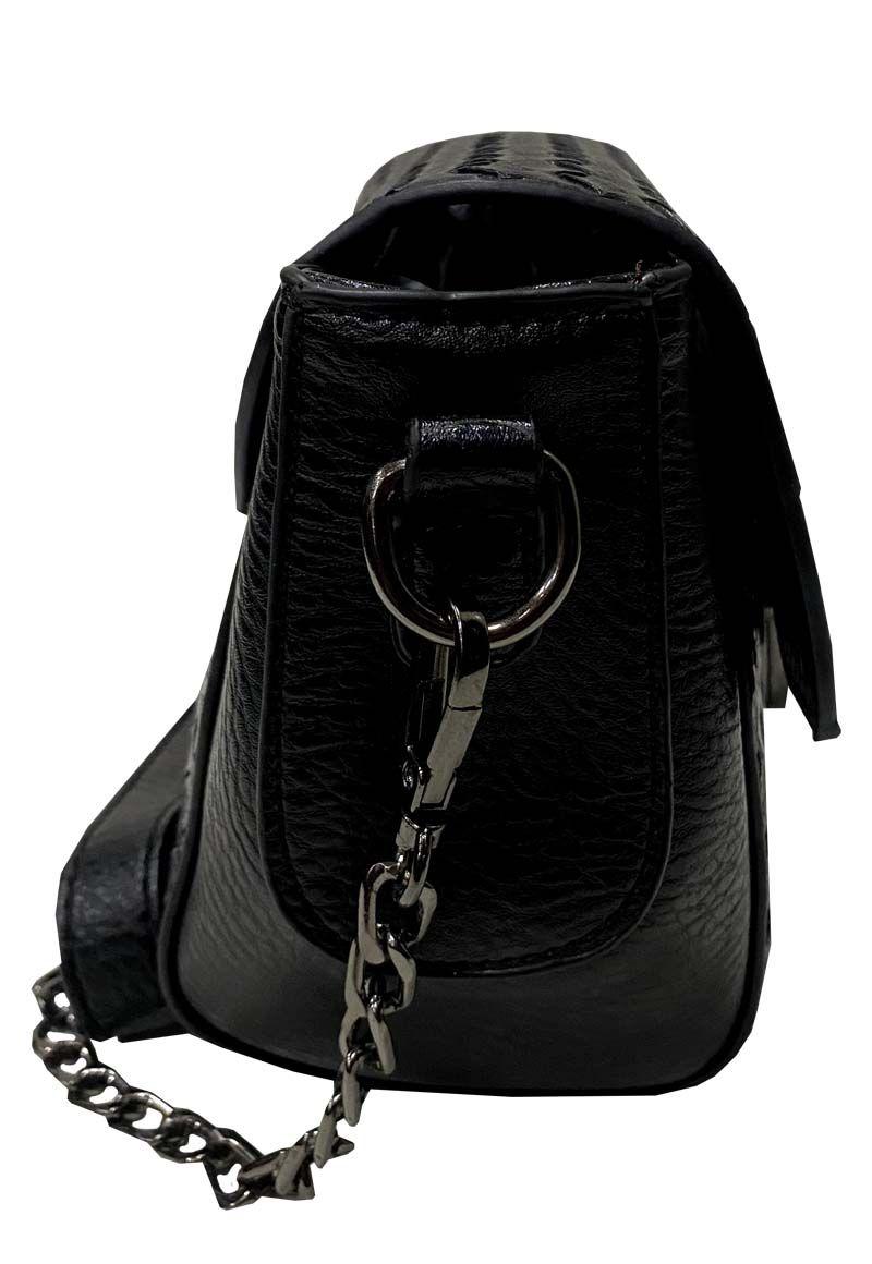 Cartera Cuero Ecológico CRO75 Negro-1