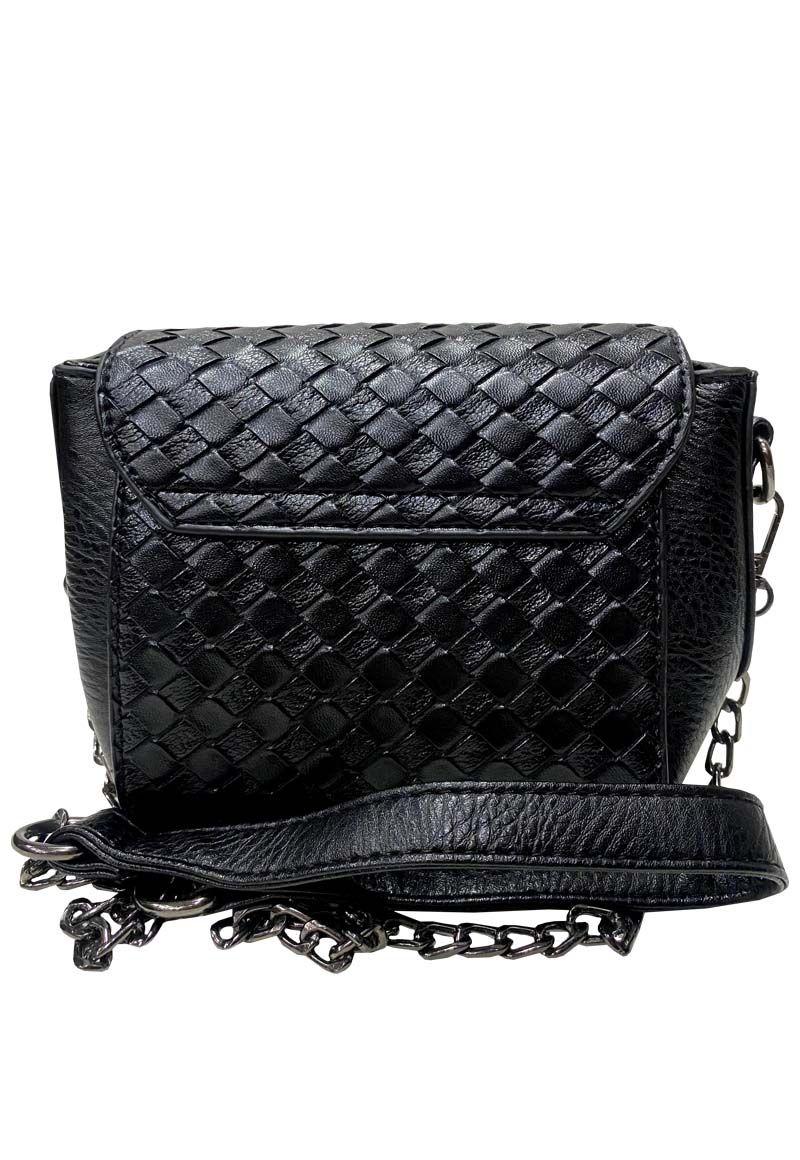 Cartera Cuero Ecológico CRO75 Negro-2