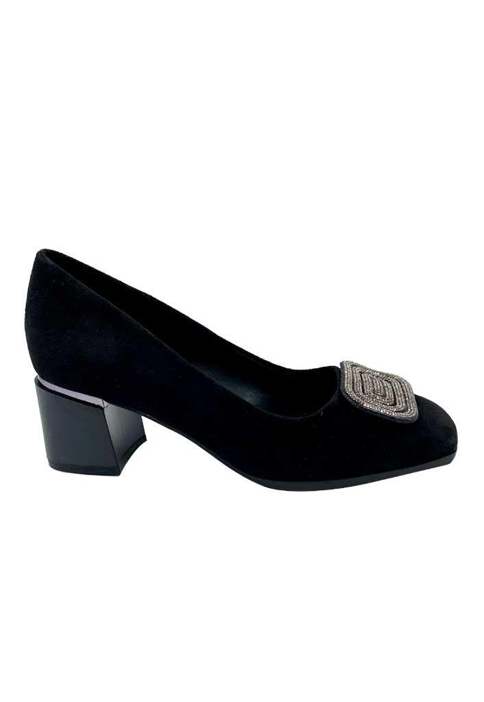 Zapato de taco Ecocuero ZB012 Negro-0