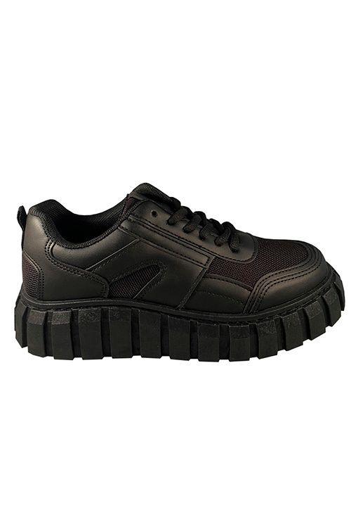 Zapatilla Ecocuero  ZAZ04 Negro-0