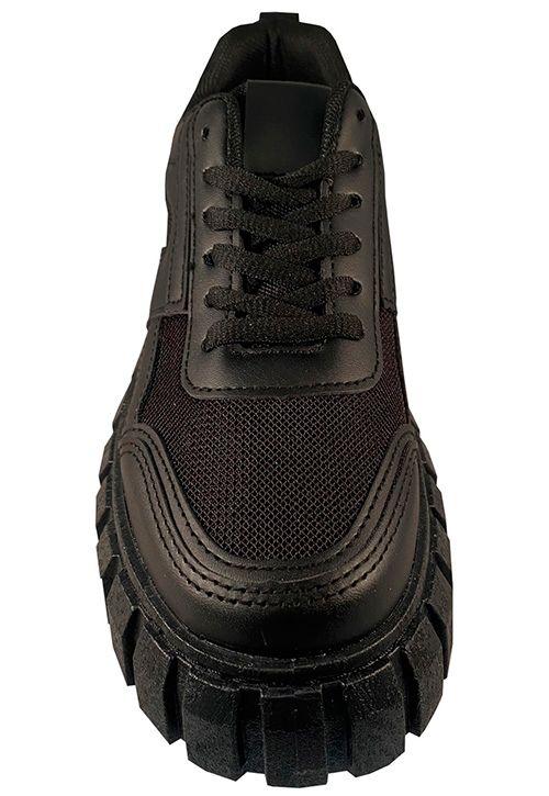 Zapatilla Ecocuero  ZAZ04 Negro-2