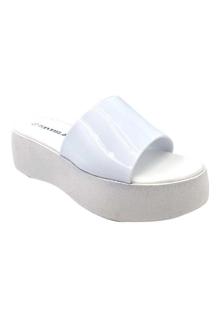 Sandalia Goma ZB039 Blanco-1