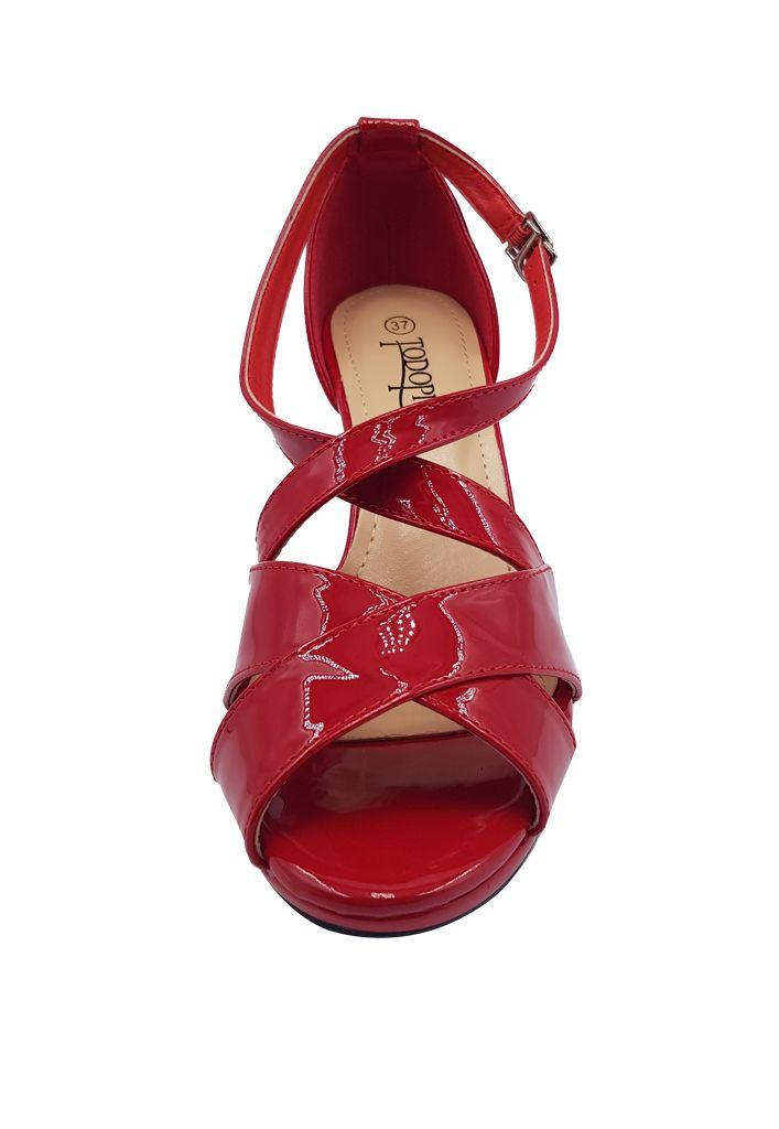 Sandalia Ecocuero ZAY62 Rojo-2