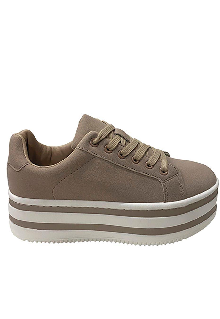 Zapatilla Gamuza Ecológica ZAX45 Beige-0