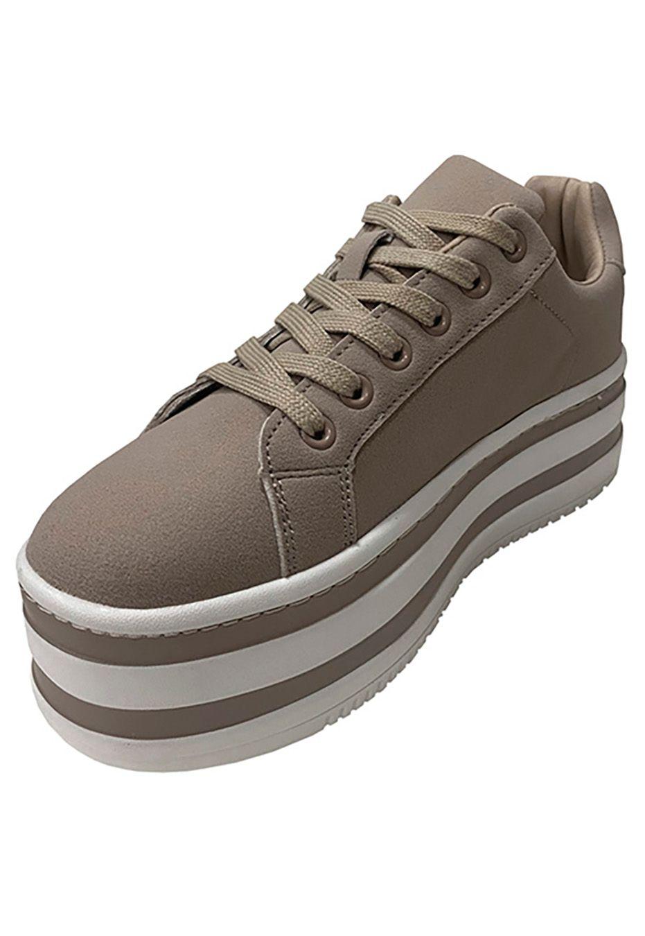 Zapatilla Gamuza Ecológica ZAX45 Beige-3