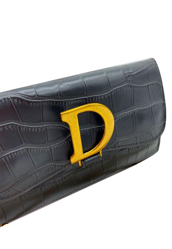 Cartera Ecocuero Negro CRU12-3