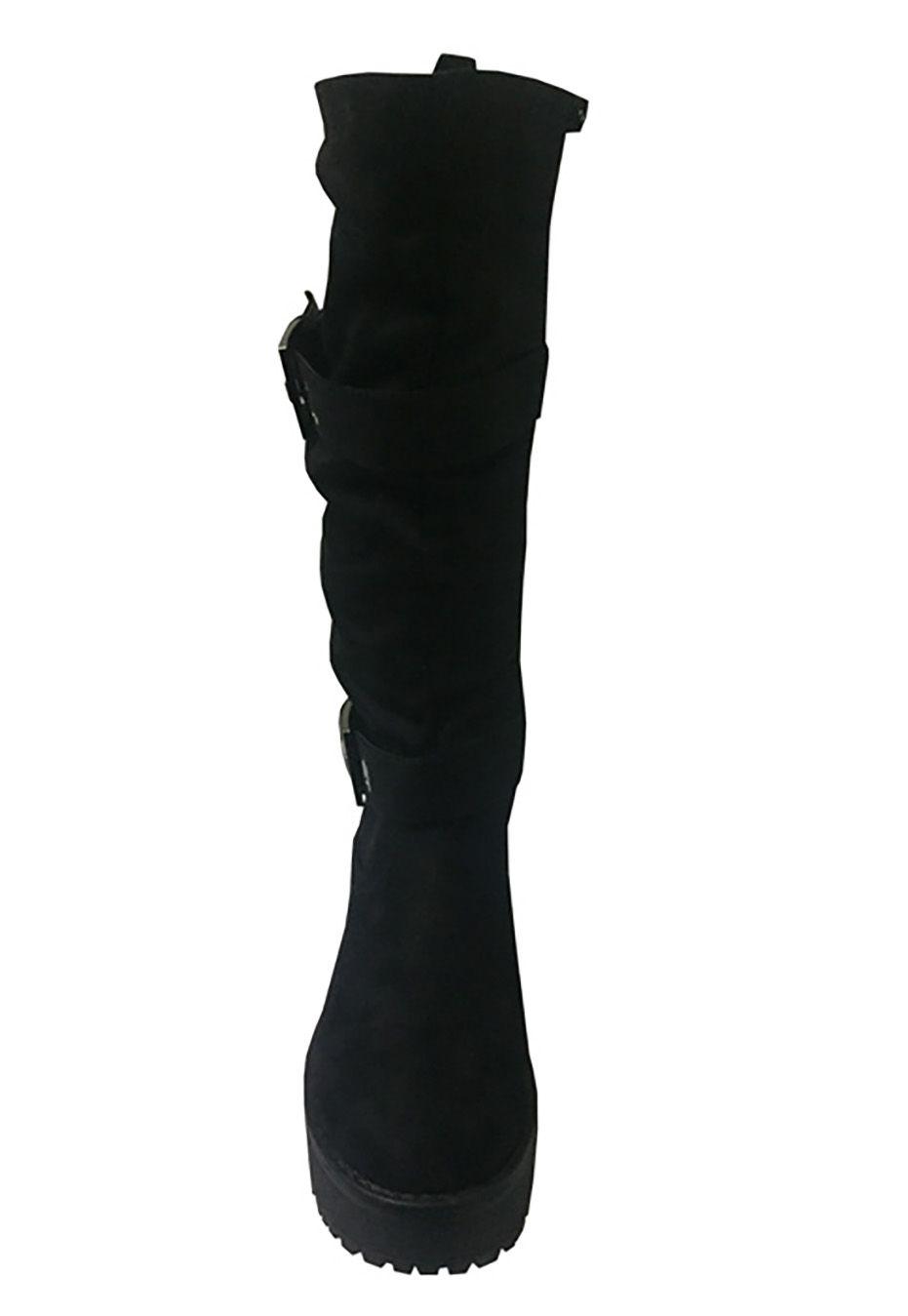 Bota Gamuza Ecológica ZAV22 Negro-2
