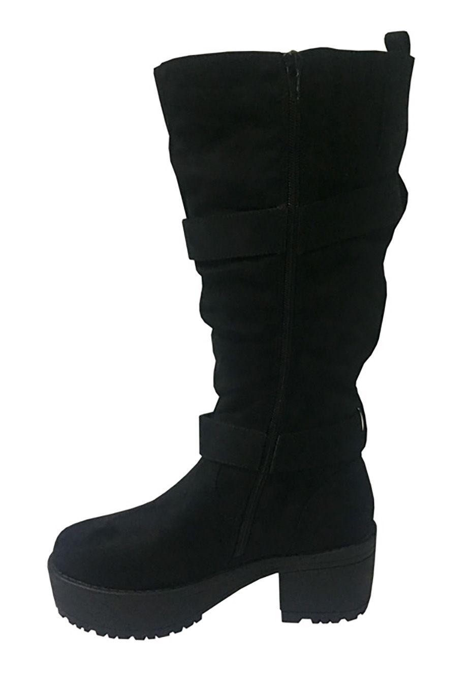 Bota Gamuza Ecológica ZAV22 Negro-4