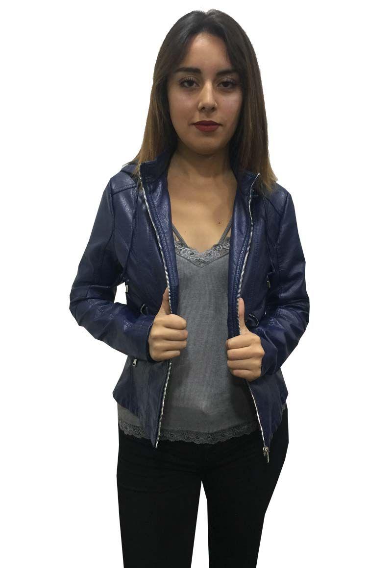 Chaqueta  Ecocuero CHF48 Navy-0