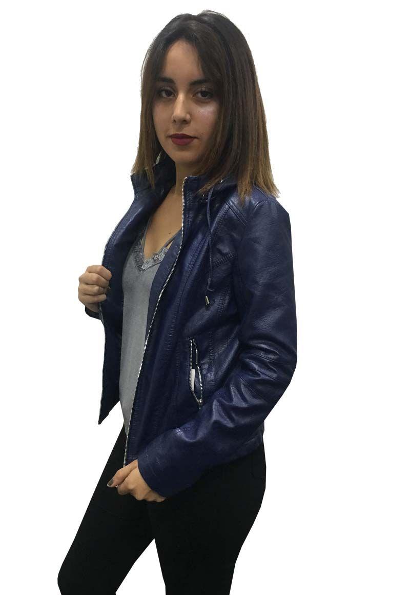 Chaqueta  Ecocuero CHF48 Navy-1
