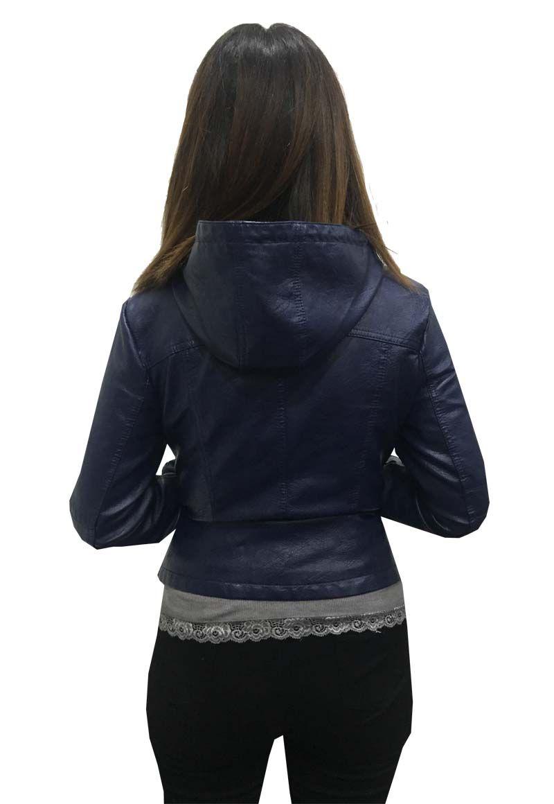 Chaqueta  Ecocuero CHF48 Navy-2