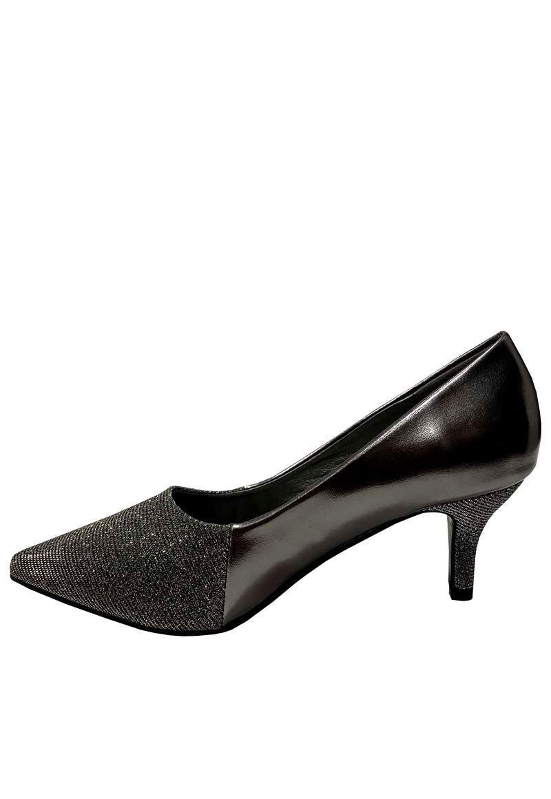 Zapato Reina Ecocuero ZAU36 Plata-4