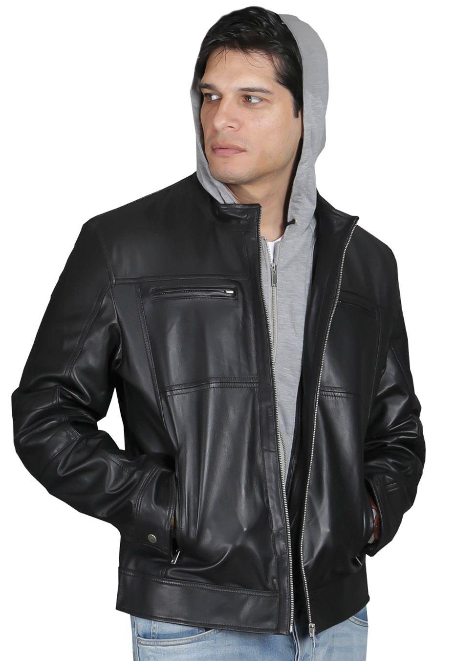 Chaqueta Cuero CHG52 Negro-0