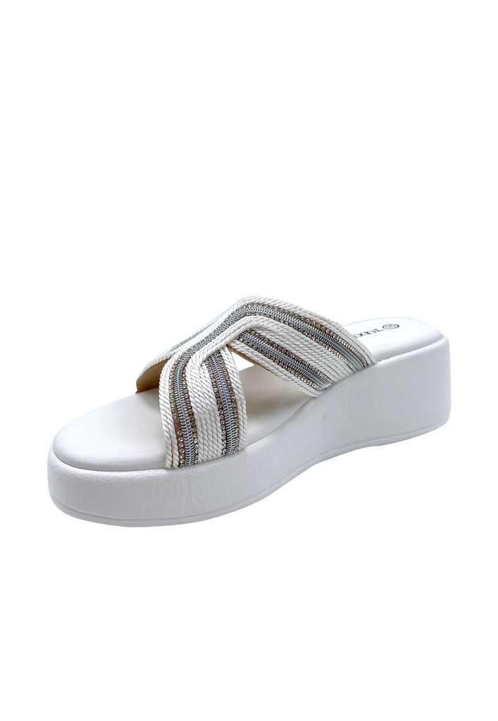 Sandalia Mujer Blanco ZB026-3