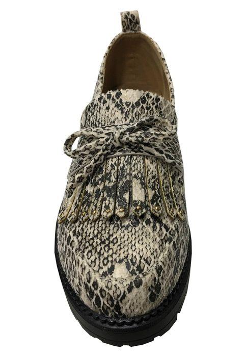 Mocasín Ecocuero ZAY03 Snake Beige-2