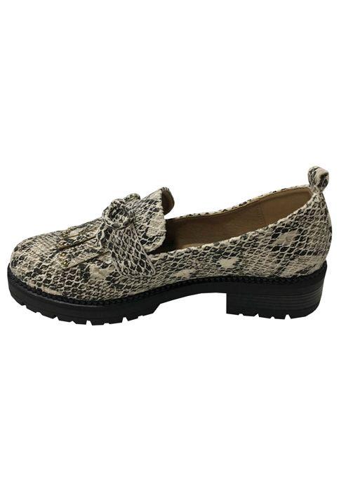 Mocasín Ecocuero ZAY03 Snake Beige-4